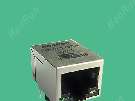 HanRun/汉仁 双排多口RJ45插座,内置网络变压器加保护