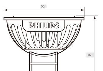 特惠价批发飞利浦LED灯PHILIPS  MR16  LED3*1W  灯杯
