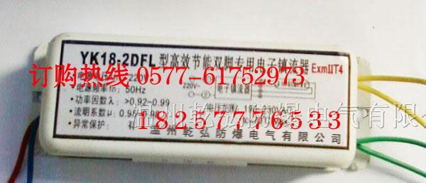 供应YK18-2DFL型高效节能双脚专用电子镇流器