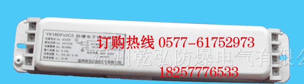 供应YK18DF×2CS防爆荧光灯电子镇流器