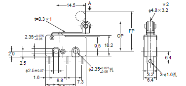 超低价供应OMRON SS-5GL2 电动执行器专用行程开关