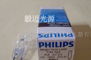 供应PHILIPS卤素灯泡7023 12V100W医用灯泡