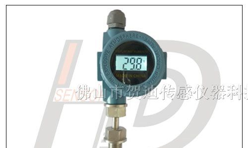 供应法兰式连接数显示温度传感器