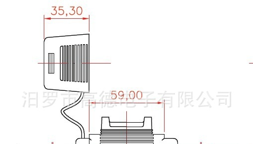 供应大号插片保险丝座/SL-709L防水型汽车线束保险丝座