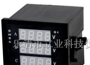 供应智能三相数显电压表|6方形，LY4U-3X4数显电压表
