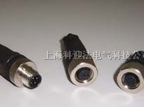 供应3芯直头带电缆M12连接器