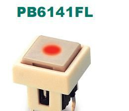 供应带灯轻触式按键开关PB6141FL-4-101