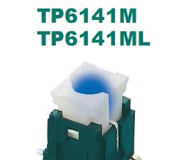 供应贴片式带灯轻触式按键开关TP6141M-1