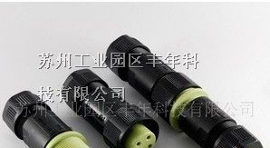 供应IP防护等级连接器，圆形工业电线电缆连接4,10A