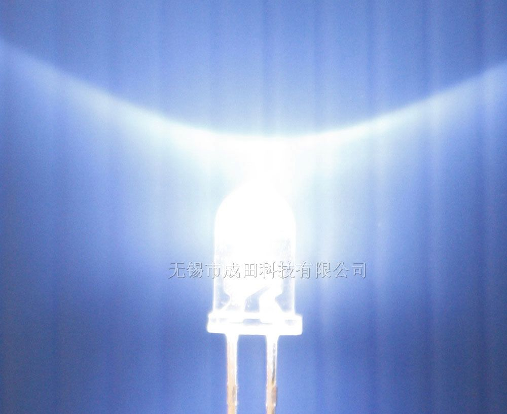 供应F5F8F10红黄蓝绿白超高亮LED发光二极管