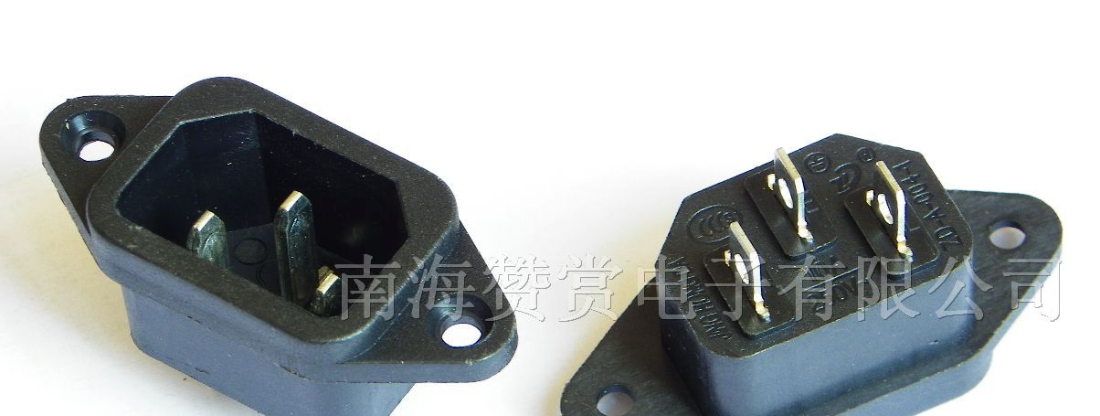 供应AC插座 电源转换工业插座 耳式公座厂家直销