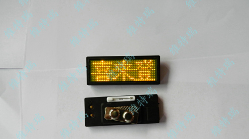 供应LED工卡、LED胸章、LED贴片胸牌、LED员工胸卡
