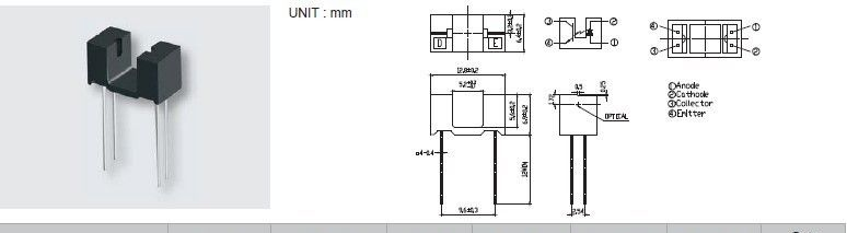 供应亿光红外光电开关 槽型光耦ITR9707