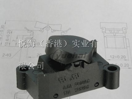 船型开关UL VDE 环保 6A 250VAC 指甲开关