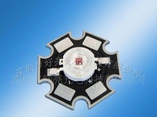 1W3W彩色大功率LED橙光灯珠厂家