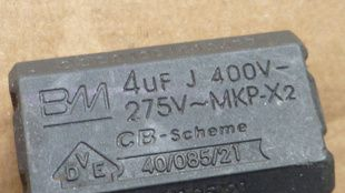 安规电容4UF J400V-275V~MKP-X2脚距35MM