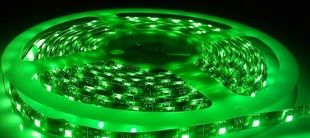 LED3528 60灯 绿光硅胶防水灯条