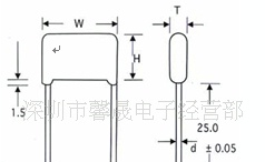 CBB21金属化聚丙烯膜电容MPP223/630V