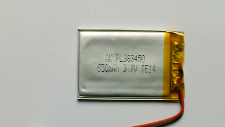 供应聚合物锂电池383450PL(640mAh)