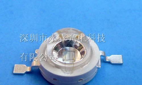 1紫光LED灯珠 395-405NM 钓鱼灯专用紫光 1W紫色灯珠