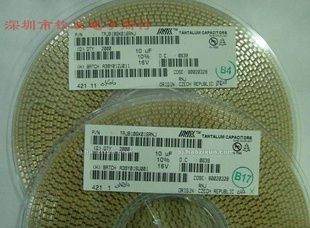 贴片钽电AVX A 10UF 6.3V M 货源稳定