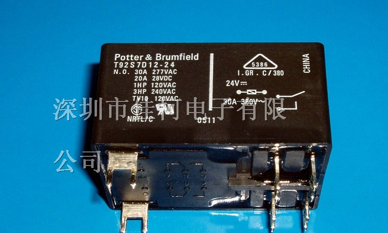 泰科T92S7D12-24继电器