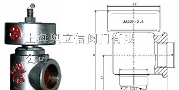 供应JA22H-2.5P型静重式安全阀