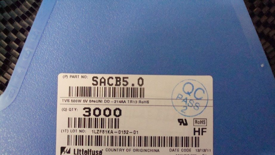 供应瞬变二极管SAC5.0   SACB5.0
