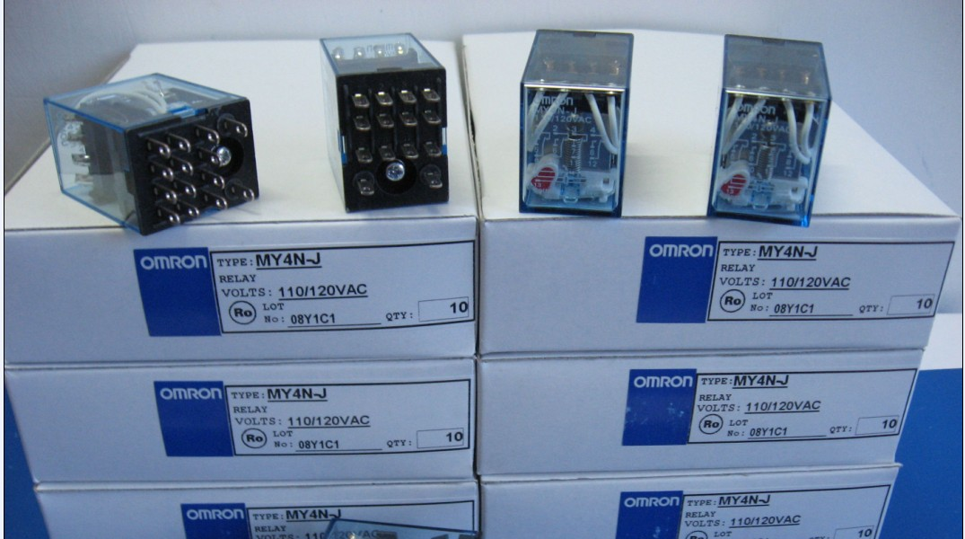 供应OMRON欧姆龙继电器MY4N-J AC110 DC12 AC24V