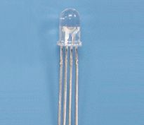 5MM长脚灯珠全彩雾状发光LED(高亮度）