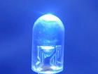 彩色LED φ3圆头短脚无边蓝光 发光二极管