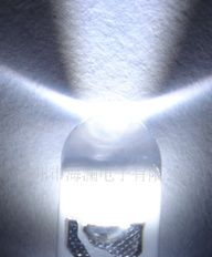 大角度深插F5圆头白色LED（45度）