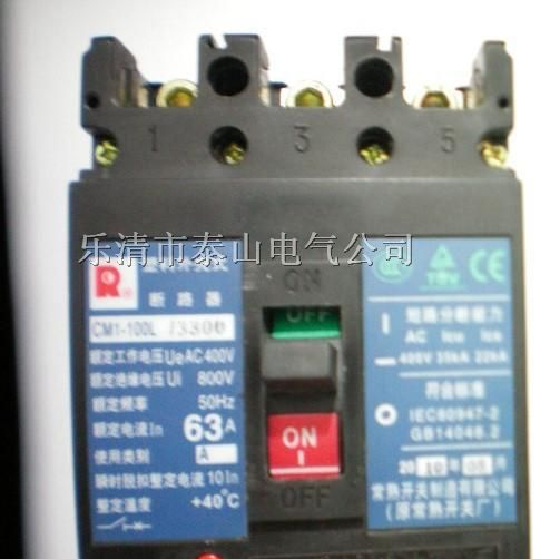 供应CM1L-100H漏电断路器