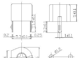 可调电容器5-20P   CCW10x系列