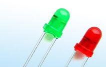 发光二极管（3MM白发红  红发红短脚）高亮LED
