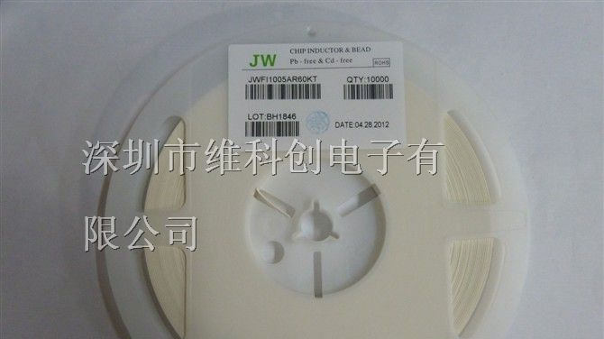 供应电感JW JWF1005AR60KT 0402 600NH