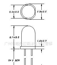 5MM蓝光LED发光二极管