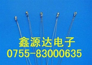 NTC热敏电阻器,单端玻璃封装热敏电阻器