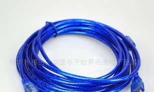 3米USB打印线/标准2.0带磁环/双绞带屏蔽