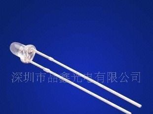 3MM平头有边白发蓝灯LED 蓝光LED