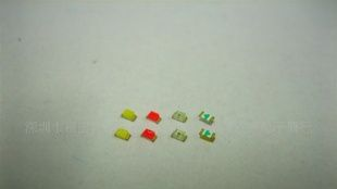 超低价LED发光二主管 0603红暖白双色