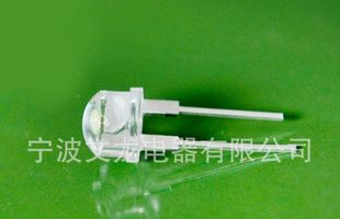 LED手电筒专用8mm草帽白光灯珠