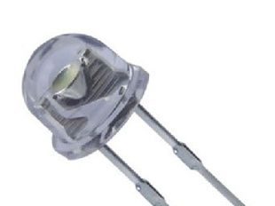 F5钢盔红LED发光二极管 钢盔红灯珠500-900mcd