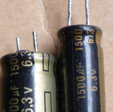 6.3V1500UF软脚小电容拆机/全新货【批发长期货源】