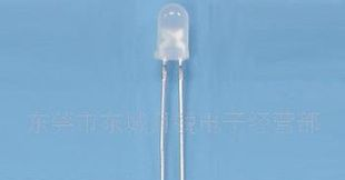 LED，4MM白发蓝雾状，发光二极管