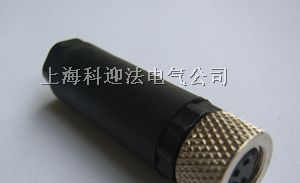 供应M8孔式直型不带电缆连接器