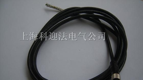 供应M8带屏蔽电缆连接器