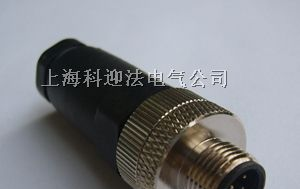 供应M12针式直型电缆连接器(不带电缆)