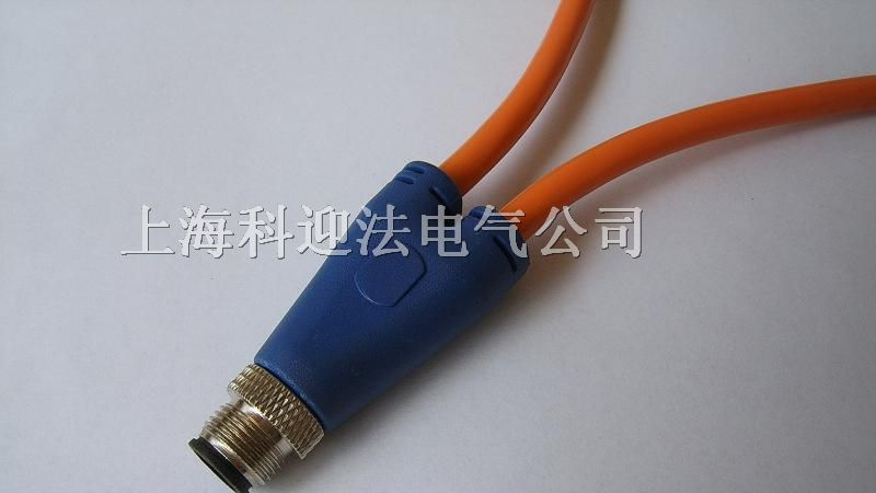 供应M12一公头分二线电缆连接器