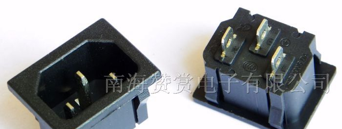 AC插座 电源输入插座品字插座 卡式公座厂家直销